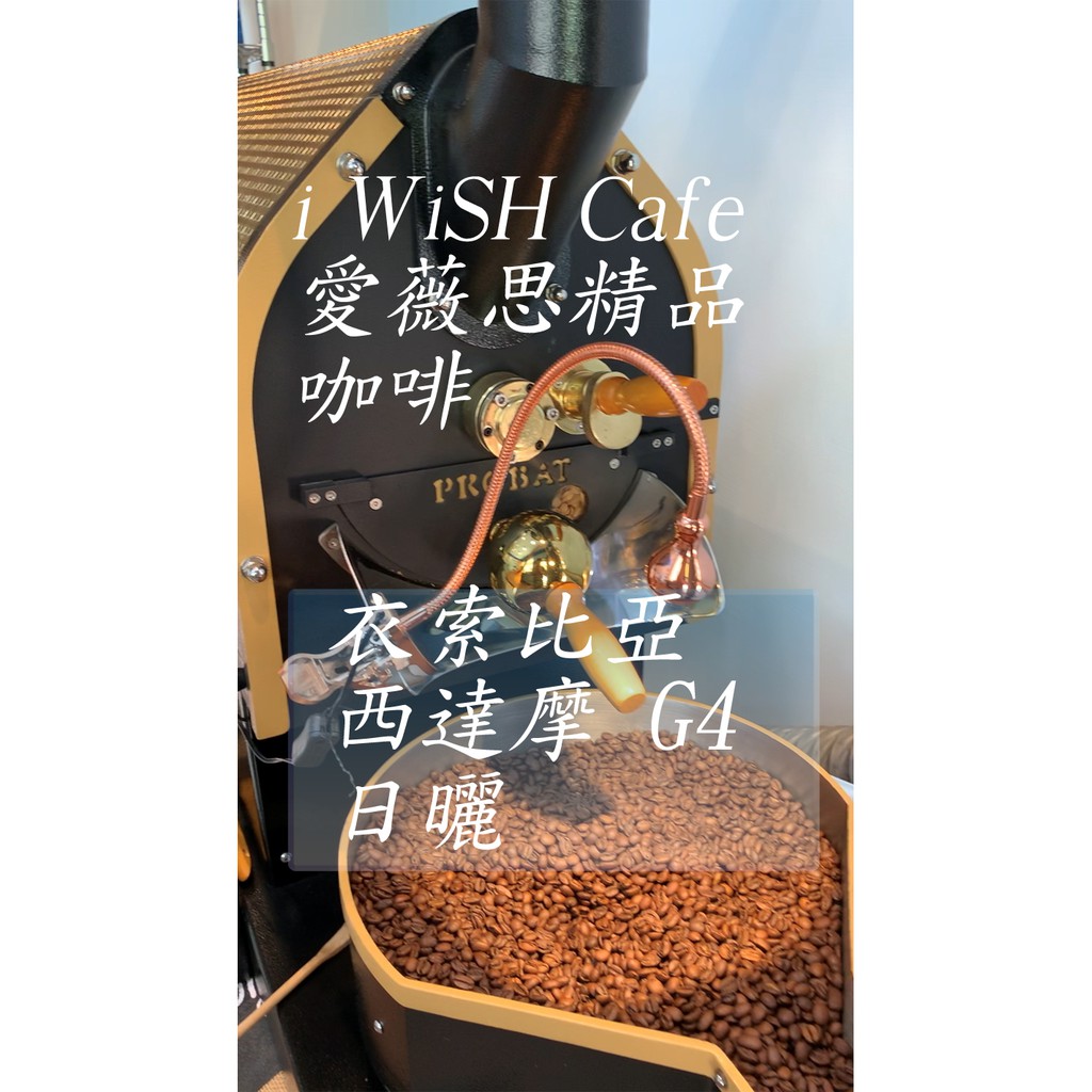 衣索比亞 西達摩 G4 日曬 中焙 咖啡豆 半磅  德國PROBAT烘豆機烘焙【愛薇思精品咖啡】