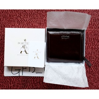 [全新] PORTER INTERNATIONAL 咖啡 漆皮 多功能皮夾