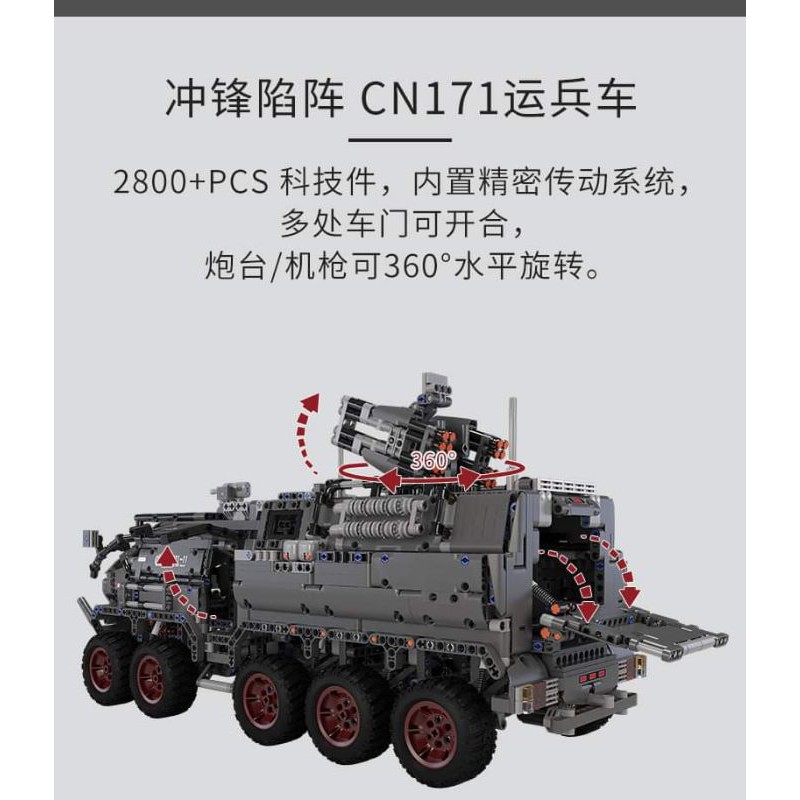 小米ONEBOT 積木流浪地球箱式玩具愛其運載車 CN171   非電動