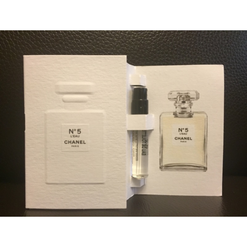 美國原裝 CHANEL 香奈兒 N°5 L'EAU 清新晨露淡香水 針管/試針 1.5ml