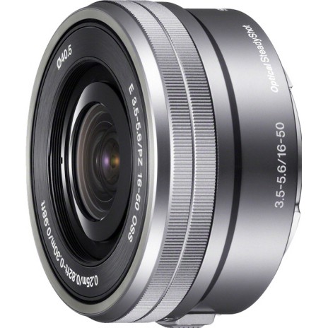 【高雄四海】Sony SELP1650 E 16-50mm F3.5-5.6 PZ OS銀色全新平輸．一年保固．拆鏡白盒