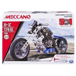 【玩具倉庫】【英國 Meccano】5合1摩托車組/Junior-救援消防車/雪佛蘭跑車組/Ducati重型檔車組 組合