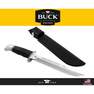 Buck美國巴克直刀經典Buck 120 Special硬質酚醛柄420HC鋼附皮質刀鞘【BU0120BKS-B】
