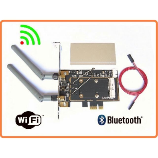 新款mini PCI-E轉PCI-E x1 x16轉接卡 支援WiFi+藍芽 2合1無線網卡 無線介面卡