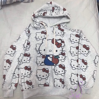 《二手下殺》凱蒂貓 Hello Kitty 刷毛帽T