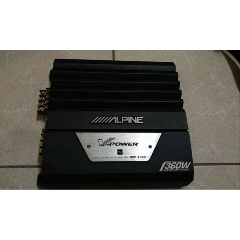 Alpine MRP F240四聲道擴大機