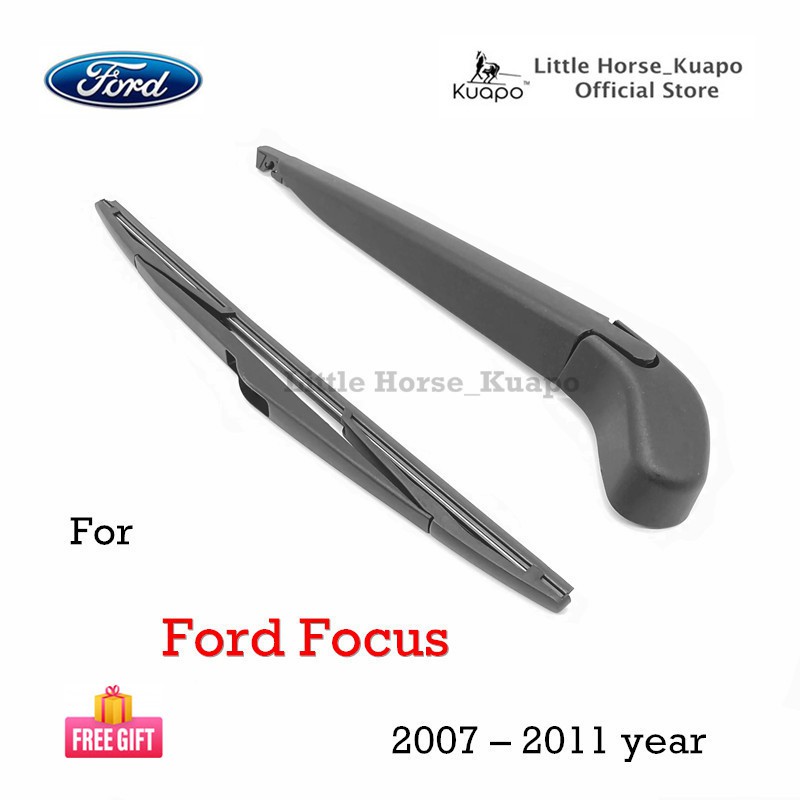 Kuapo 後雨刮器 Ford Focus Ford Focus 2007 至 2011 年(套裝/柄/刀片橡膠/螺母蓋