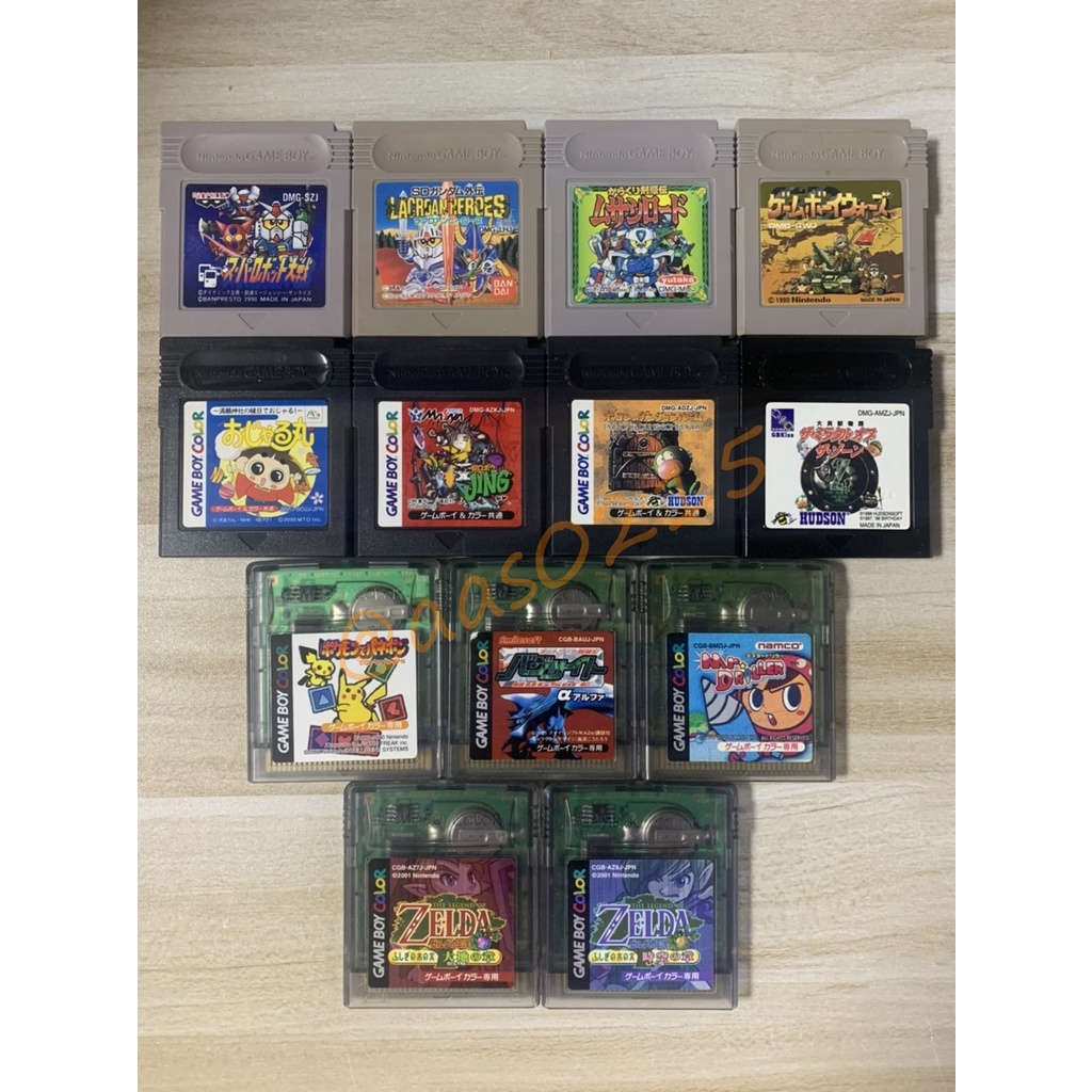 🌸老吉科🍀 日本任天堂日版正版 GB GBC 中古 卡帶 薩爾達傳說 寶可夢 高級戰爭 SD鋼彈 裸卡 GAME BOY