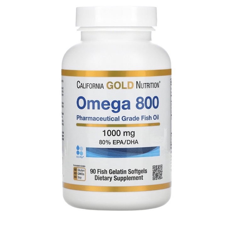 現貨 90粒California Gold Nutrition OMEGA800高濃度魚油 1000mg