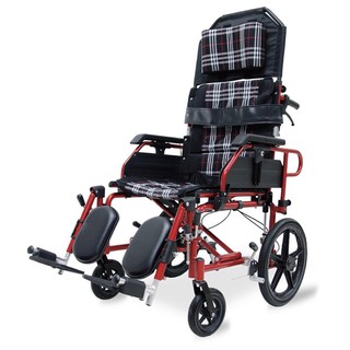 必翔 鋁合金仰躺式輪椅 居家照護輪椅 PH205