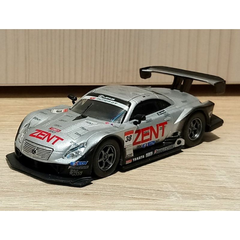 1/64 無原裝盒 Kyosho 京商 Super GT500 ZENT Cerumo 塗裝 Lexus SC430