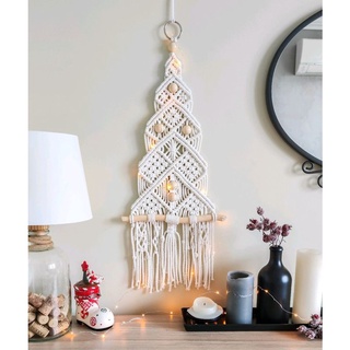 GANTUNGAN Macrame 聖誕裝飾品聖誕樹衣架聖誕飾品