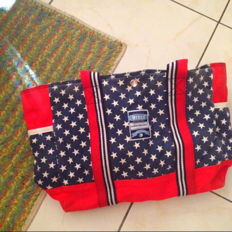 HIRES美國國旗🇺🇸手提包 肩背包 帆布包