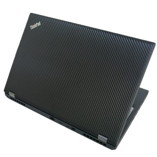 【Ezstick】Lenovo ThinkPad P53 黑色卡夢紋機身貼 (含上蓋貼、鍵盤週圍貼) DIY包膜