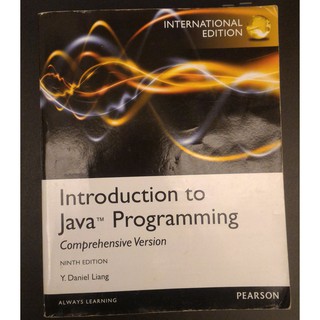 Introduction to java programming 物件導向程式設計(Java)