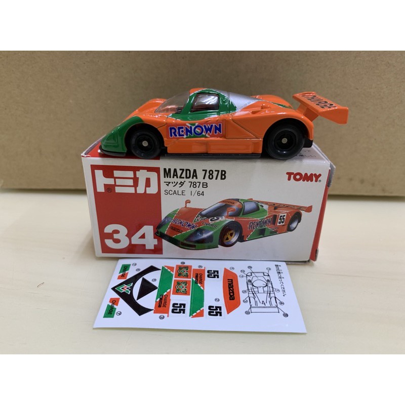 【現貨】Tomica Tomy 舊紅標 日版 No.34 MAZDA 787B