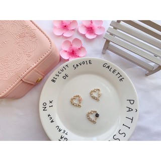 Lidora shop 🈵️70元出貨 DIY手作材料系列 合金 吊飾 配件 耳環材料 愛心 花環 珍珠 鋯石 玫瑰