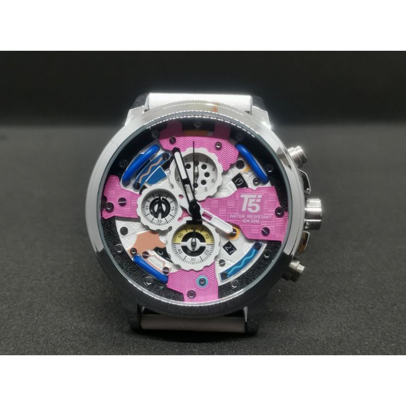 T5 Sports 新款特殊錶盤鏤空設計 禮物首選 穿搭 手錶