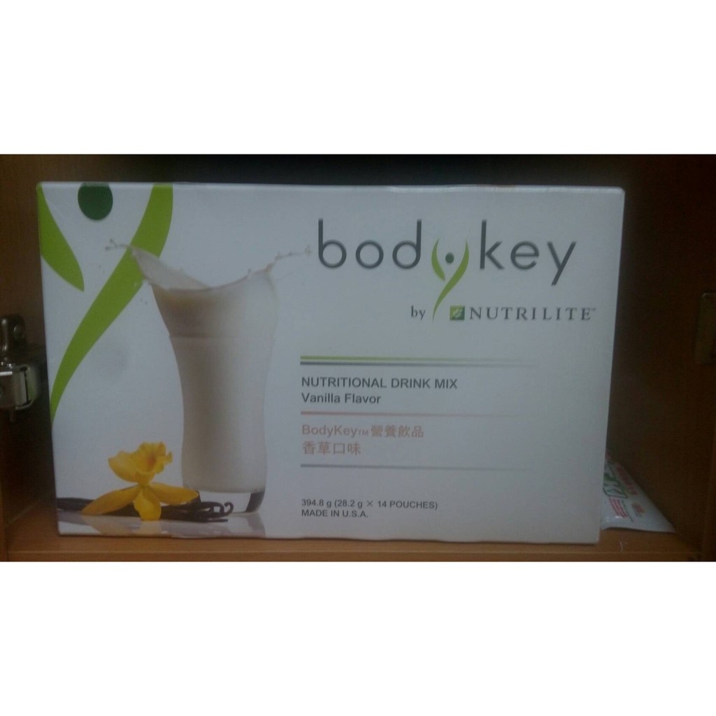 安麗Amway 紐崔萊Nutrilite Bodykey 營養飲品，香草口味， 最便宜~ 只有一盒