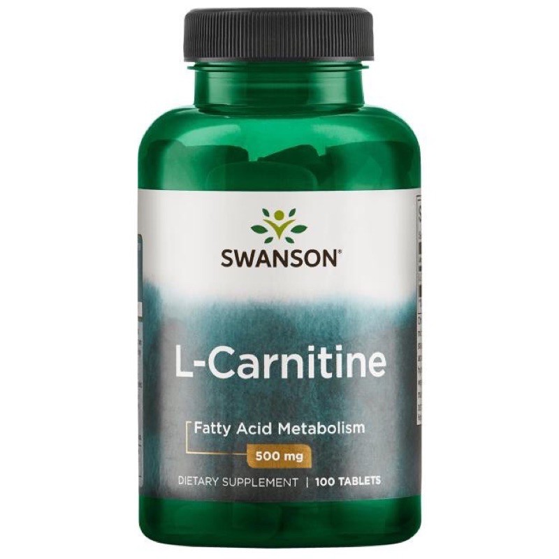 左旋肉鹼 100顆 500mg SWANSON L-Carnitine 健身/現貨