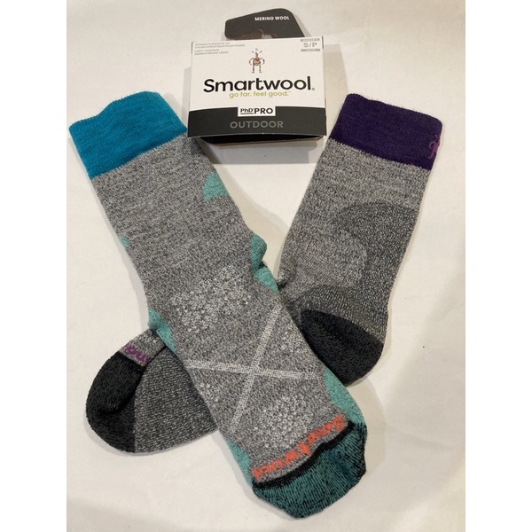 最高等級女生Pro系列 SmartWool PhD® Pro Outdoor 輕厚底美麗若羊毛戶外機能運動襪