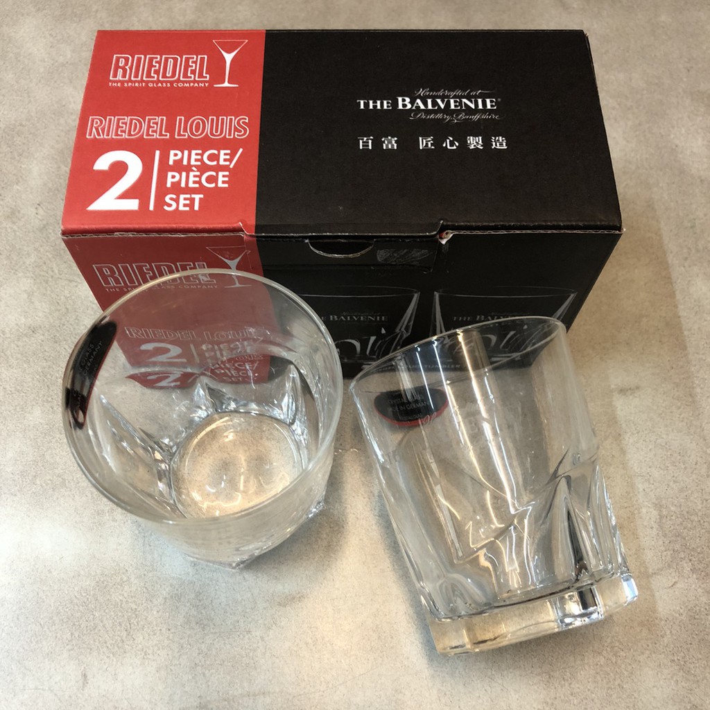 ［奧地利 Riedel x 百富］水晶杯組 323ml（德國製造）威士忌酒杯 酒杯 玻璃杯 厚底杯 威杯 杯子