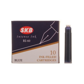 5[溫馨小舖]SKB RS-501 Noti淘氣玩色鋼筆專用墨水管 RI-60原廠歐規卡式墨水 10入裝