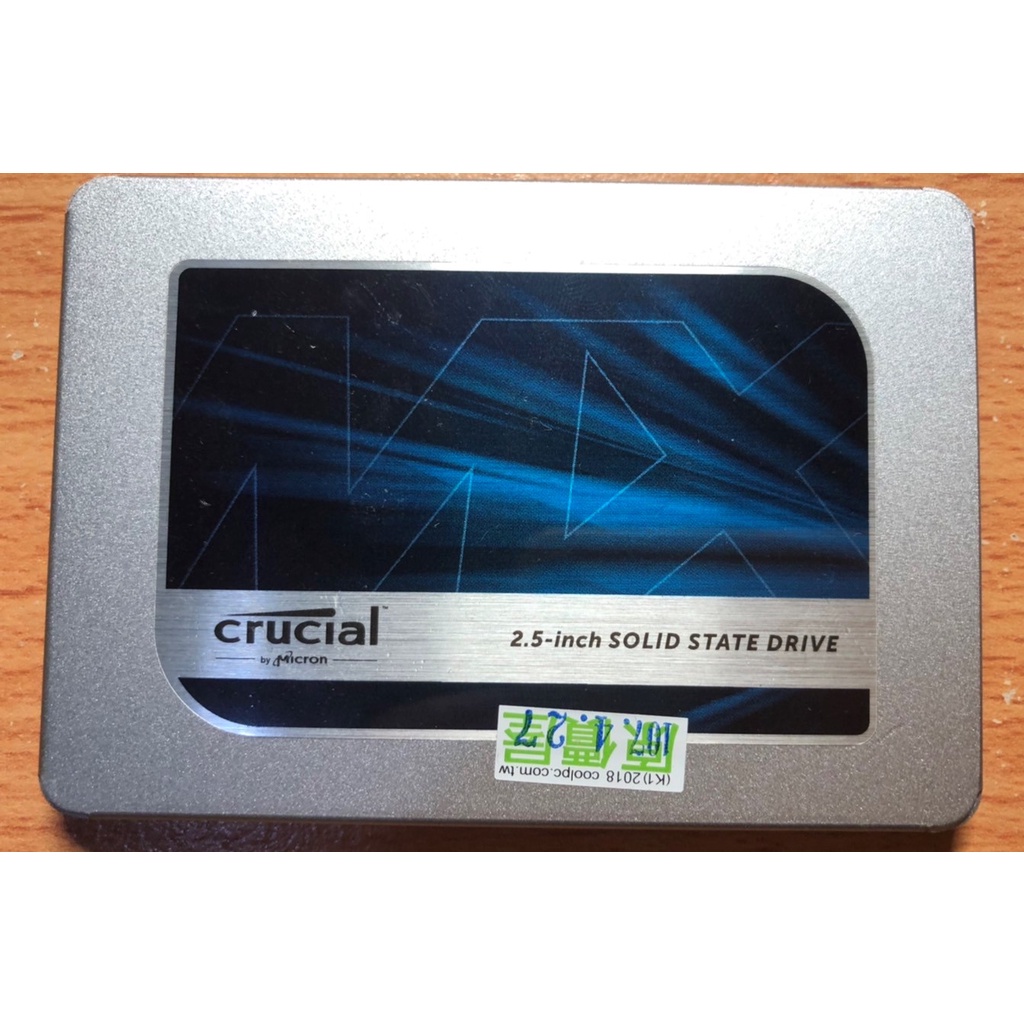 Micron 美光 MX500 250G 2.5吋 SATA 5年保 SSD固態硬碟