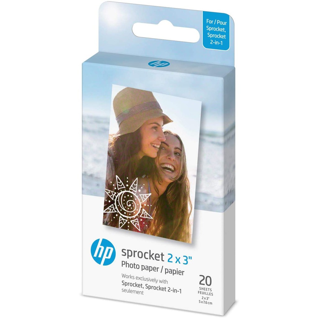 HP Sprocket Zink 2x3吋 相紙(20張/盒)