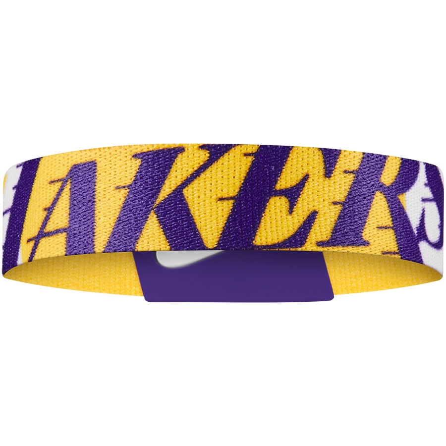 NIKE 手環 NBA BALLER 湖人 運動 湖人  黃紫 N1000539760
