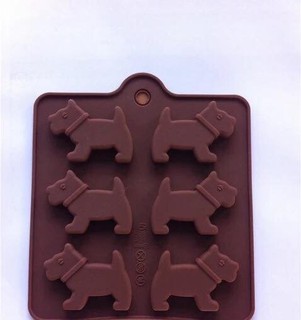 小狗造型 巧克力 矽膠模 手工皂矽膠模 防蚊磚模