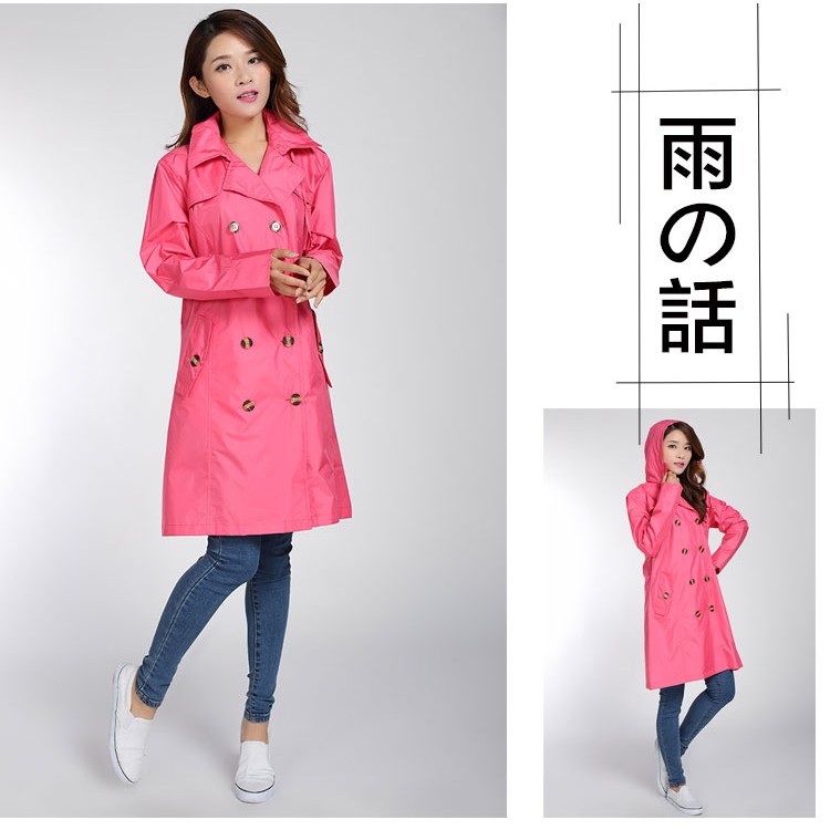 💗現貨-日本時尚徒步防水風雨衣