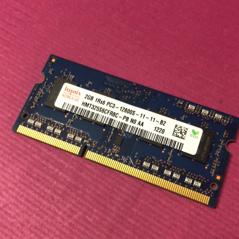 hynix 海力士 2GB 1Rx8 PC3-10600S-9-1 筆記型電腦 記憶體