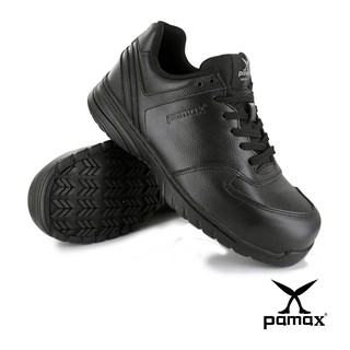 PAMAX 帕瑪斯-【運動型安全鞋】頂級氣墊皮革製止滑安全鞋、後跟加強防護 /PS37101FEH/男女尺寸4-12