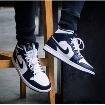 obsidian jordan 1 mid
