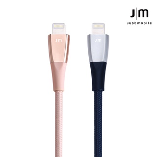 Just Mobile ZinCable 鋅合金 MFi USB-A to Lightning 編織傳輸線 (1.5m)