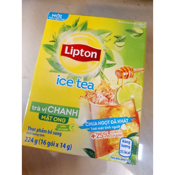 【越南】 Lipton 立頓 即溶檸檬風味紅茶 224g 雀巢檸檬紅茶 NESTEA（ 14g×16入）
