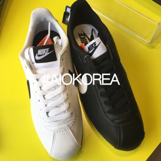 韓國代購 Nike Classic Cortez 皮革 黑底白勾 白底黑勾