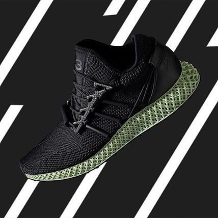 【S.M.P】Adidas Y-3 Runner 4D Print 4D II 黑白 CG6607