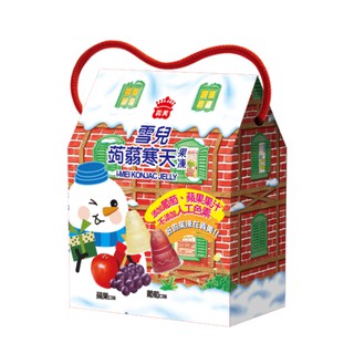 義美 雪兒蒟蒻寒天果凍 小屋 果凍 蒟蒻 蘋果 葡萄