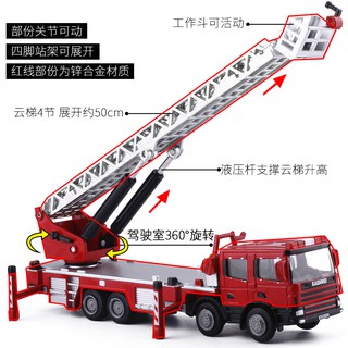 【MR W】凱迪威 1:50 1/50 消防車 合金模型 消防車 雲梯車 登高車 救災車 救援車 水車 模型 合金 模擬