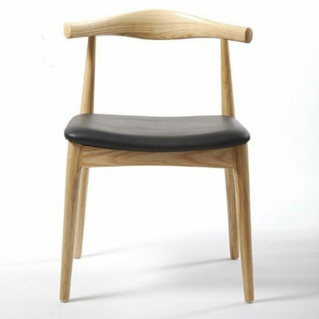 下殺免運超優惠※北歐設計牛角椅/休閒椅/實木餐椅/咖啡椅/復刻皮墊實木