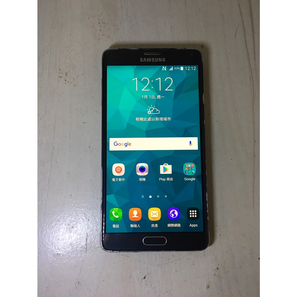 二手三星SAMSUNG GALAXY Note4 型號SM-N910U 智慧型手機詳讀內容及照片