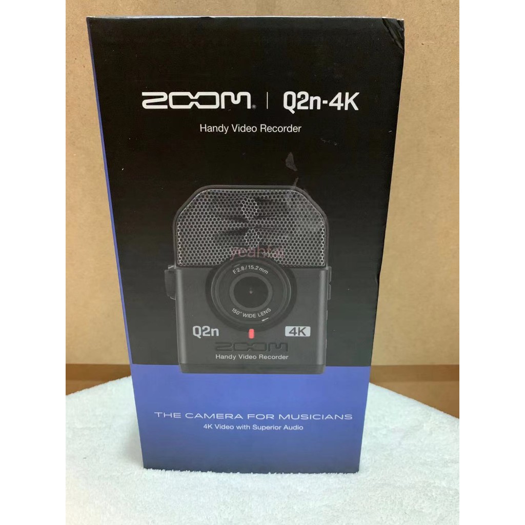 全新 現貨 Zoom Q2n-4K Q2n 4K 隨身錄影機 隨身 直播 宅錄 人聲樂器視頻 收音 廣角4K