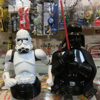 STAR WARS 星際大戰 白兵存錢桶 黑武士存錢筒