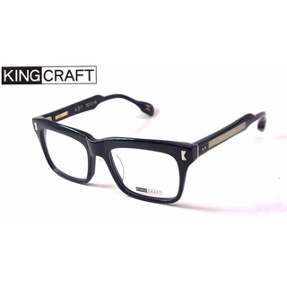 【本閣】KING CRAFT K3-1 日本手工眼鏡復古鏡框 黑色銀飾大框方框 chrome hearts TVR