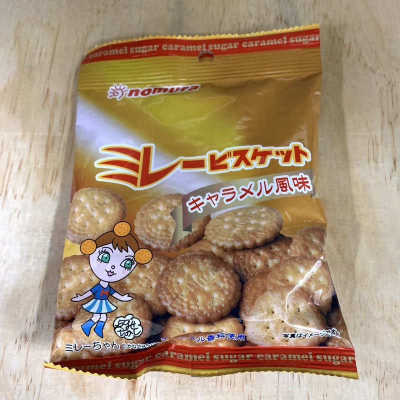 日本 nomura 野村煎豆 美樂圓餅 小圓餅 70g 焦糖風味美樂餅乾