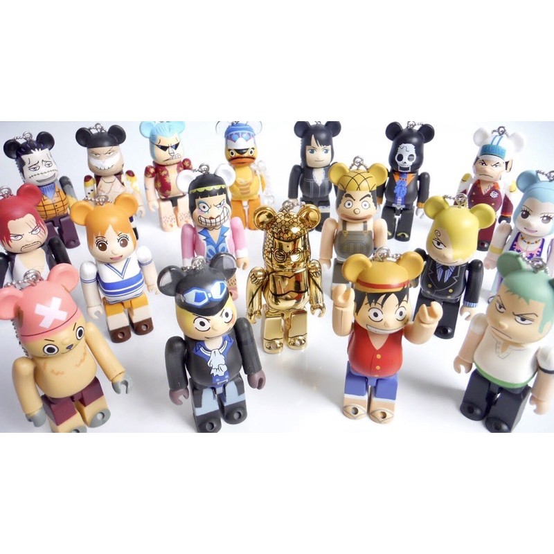 《 BE@RBRICK 》 絕版 日版 大全套 20週年 航海王 海賊王 VOL.2 BEARBRICK 模型 公仔