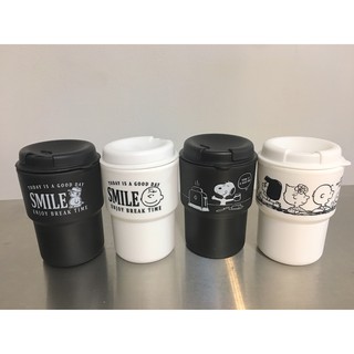 日本 史努比 奧拉夫 輕量 隨手杯 350ml 耐熱耐冷 咖啡杯 隨行杯 外帶杯 環保 飲料杯 snoopy olaf