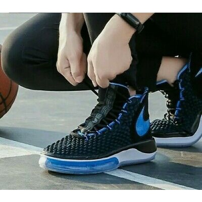 南 限時特價 Nike Alpha Dunk EP 男鞋 編織 籃球鞋 黑藍色 BQ5402-002 世錦賽 大氣墊